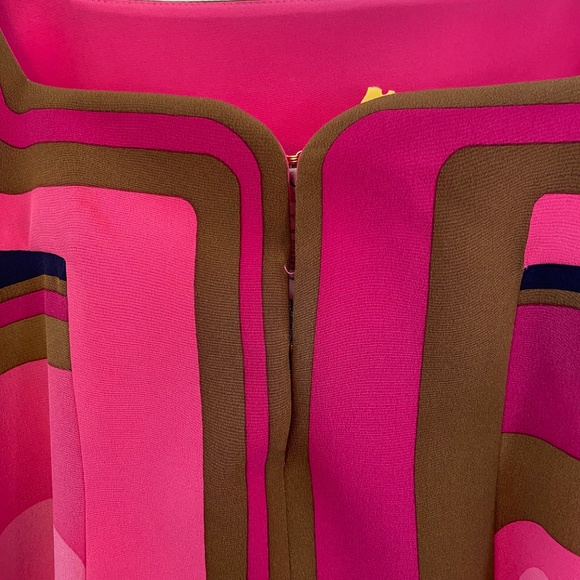 Theodora Printed Silk Caftan Dress - Picture 5 of 8